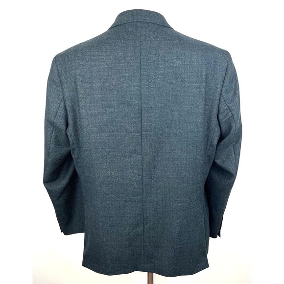 Kannon’s Clothing x Loro Piana Zelander Merino Wool Silk Sport Coat Green 50R - Picture 5 of 15